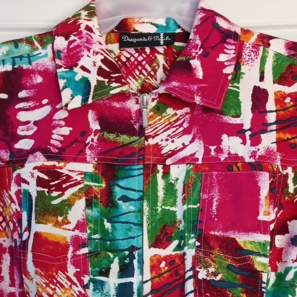 DIAMONDS & PEARLS Colorful Jacket - Picture 2 of 6